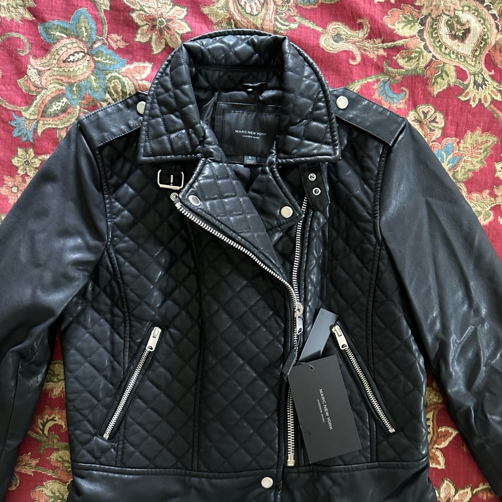 Brand New with Tags Marc New York Faux Leather Jacket